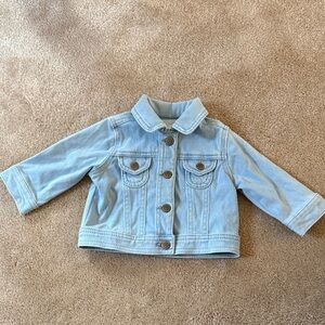 Old Navy Light Blue Denim Jacket for Kids - Snap Front